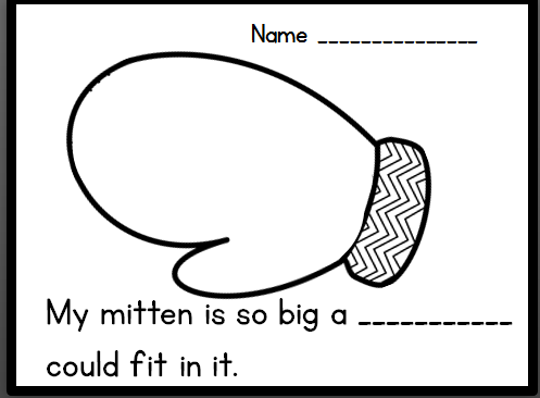 mitten writing preview